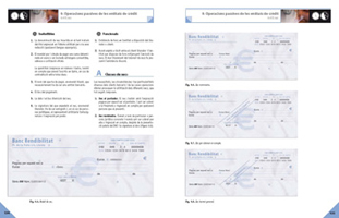 página de libro sobre servicios bancarios