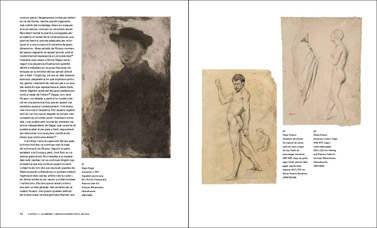 page of Picasso looks at Degas