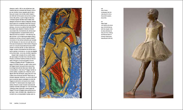 page of Picasso looks at Degas