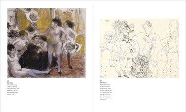página de Picasso ante Degas