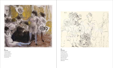 page of Picasso looks at Degas