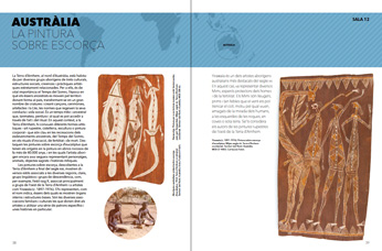 Page of visitor's guide for the Museum of World Cultures