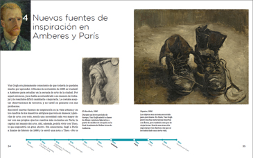 página del libro sobre van gogh