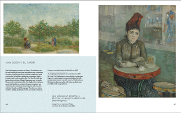 page of the van gogh book