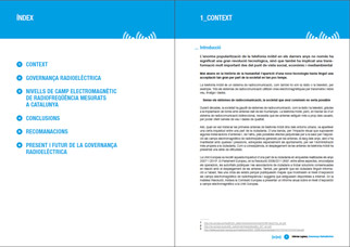 página del informe sobre gobernanza radioeléctrica