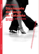 coberta de diccionario del tango en Cataluña